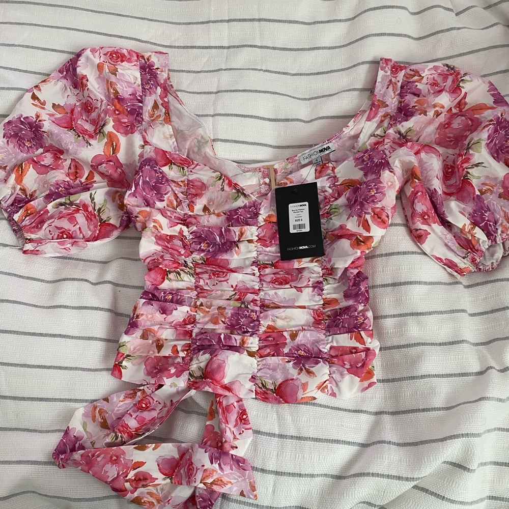 Fashion Nova Floral Top